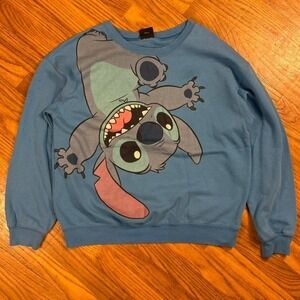 Disney Stitch blue crewneck sweatshirt